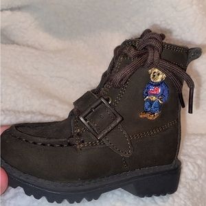 Size toddler 5 polo brown boots
